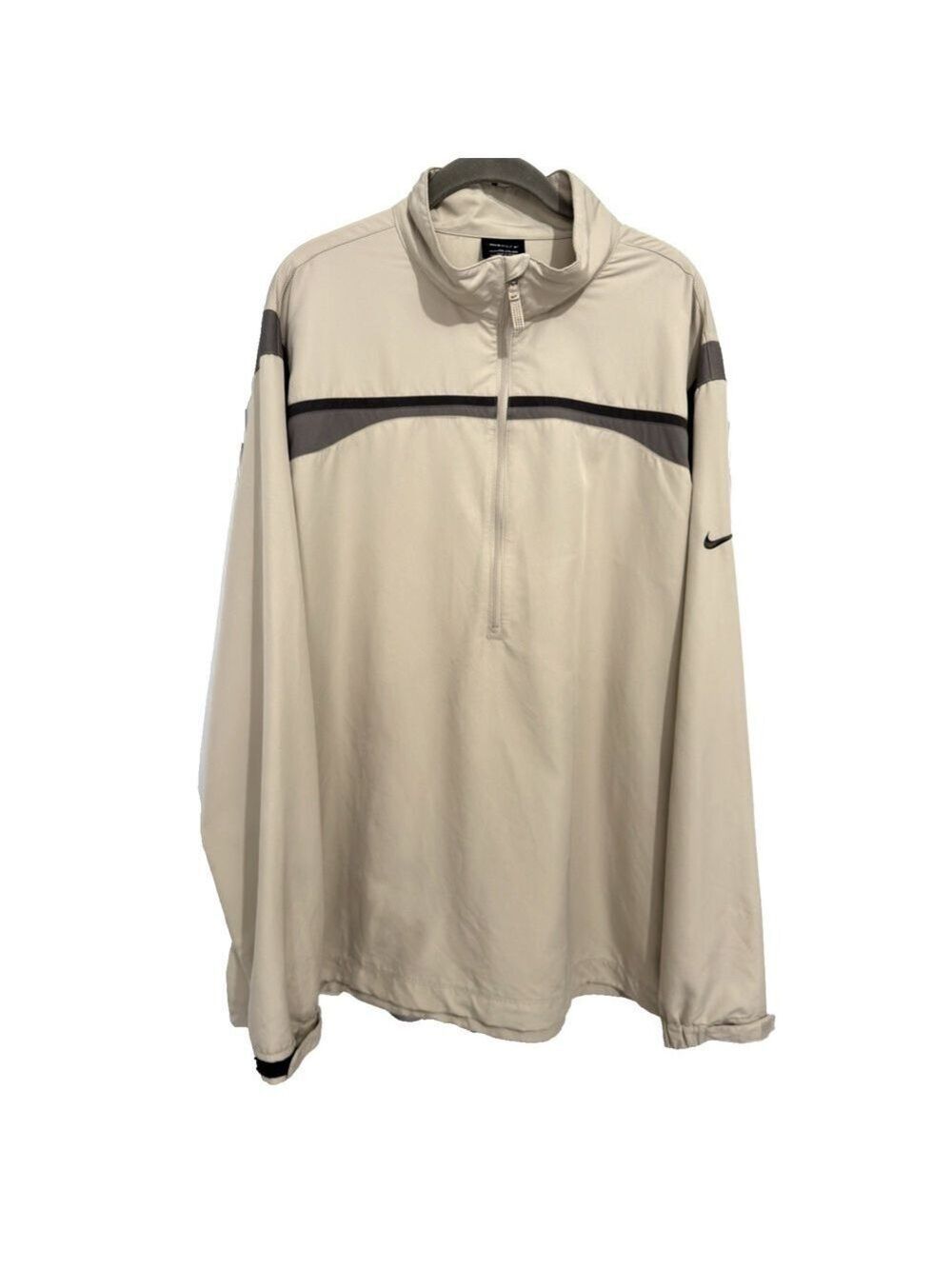 Nike Golf Men’s 2XL Pullover Half-Zip Windbreaker Jacket Zip Pockets